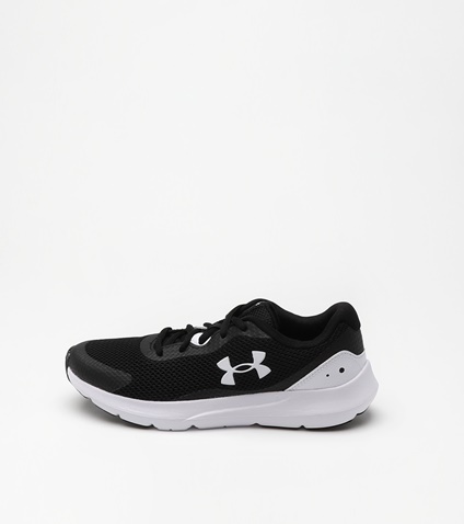 UNDER ARMOUR-Παιδικά παπούτσια running UNDER ARMOUR 3024989 BGS Surge 3 ασπρόμαυρα