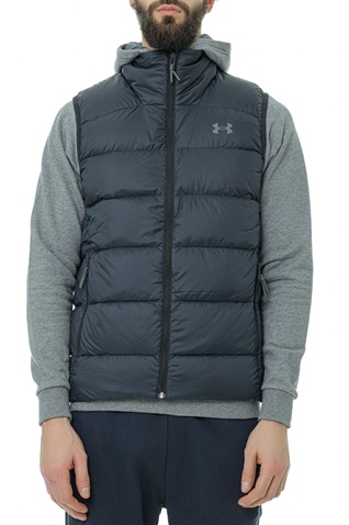 UNDER ARMOUR-Ανδρικό αμάνικο μπουφάν UNDER ARMOUR 1372650 Armour Down 2.0 Vest μαύρο