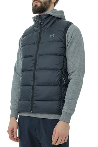 UNDER ARMOUR-Ανδρικό αμάνικο μπουφάν UNDER ARMOUR 1372650 Armour Down 2.0 Vest μαύρο