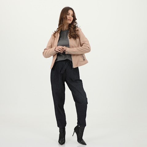 EDWARD JEANS-Γυναικείο jacket EDWARD JEANS μπεζ 