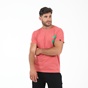 GREENWOOD-Ανδρικό t-shirt GREENWOOD T-SHIRT GRW06 FINIKAS κοραλί