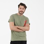 GREENWOOD-Ανδρικό t-shirt GREENWOOD GRW06 FINIKAS χακί