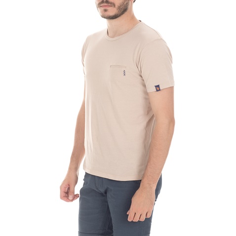 BATTERY-Ανδρικό t-shirt BATTERY 211000681 ροζ