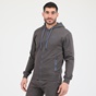 BATTERY-Ανδρική φούτερ ζακέτα BATTERY HOODIES FULL ZIP BTR ανθρακί μπλε