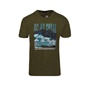 OCEAN SHARK-Ανδρικό t-shirt OCEAN SHARK 2110048201 χακί