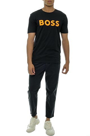 BOSS-Ανδρικό chino παντελόνι BOSS 50489106 Schino-Shyne μαύρο