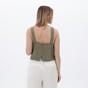 ATTRATTIVO-Γυναικείο cropped top ATTRATTIVO 9914750 χακί