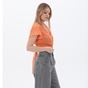 'ALE-Γυναικείο cropped top 'ALE 81295339 πορτοκαλί