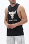 UNDER ARMOUR-Ανδρικό tank t-shirt 1373787 UA PJT ROCK BRAHMA BULL μαύρο