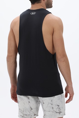 UNDER ARMOUR-Ανδρικό tank t-shirt 1373787 UA PJT ROCK BRAHMA BULL μαύρο