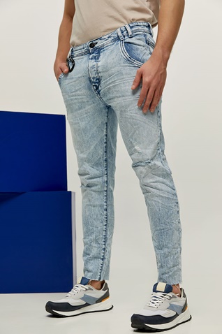 EDWARD JEANS-Ανδρικό jean παντελόνι EDWARD JEANS MP-D-JNS-S22-012 KRAMAR-KS μπλε ανοιχτό