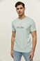 EDWARD JEANS-Ανδρικό t-shirt EDWARD JEANS MP-N-TOP-S22-010 ANDER ανοιχτό πράσινο