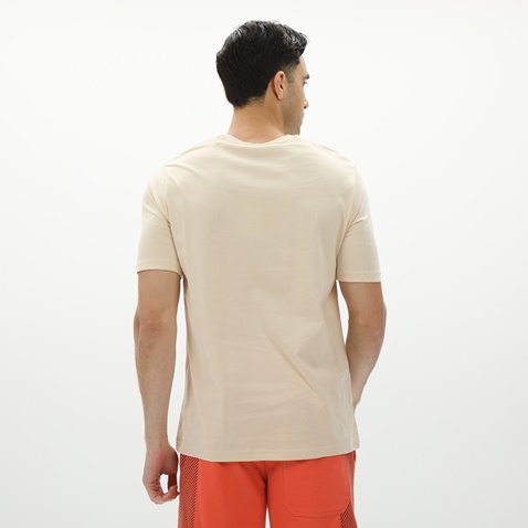 BODYTALK-Ανδρικό t-shirt BODYTALK 1231-953128 εκρού