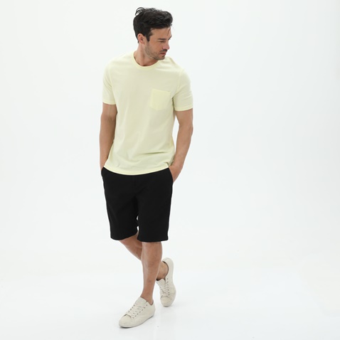 BODYTALK-Ανδρικό t-shirt BODYTALK 1221-951328 εκρού