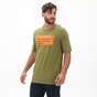 BODYTALK-Ανδρικό t-shirt BODYTALK 1221-955628 λαδί