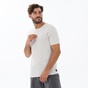 DIRTY LAUNDRY-Ανδρικό t-shirt DIRTY LAUNDRY DLMT000331 FRONT PLACKET SLUB TEE γκρι