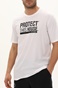 UNDER ARMOUR-Ανδρικό αθλητικό t-shirt UNDER ARMOUR 1379022 UA PROTECT THIS HOUSE λευκό