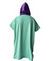 BLUE HUNTER-Unisex πόντσο παραλίας BLUE HUNTER 21003430200 PONCHO πράσινο μοβ