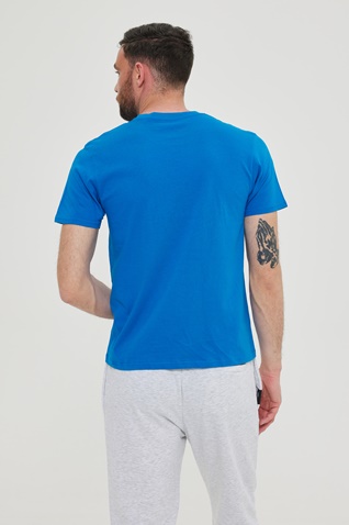 BLUE HUNTER-Ανδρικό t-shirt BLUE HUNTER  23001011510 CHERRY μπλε