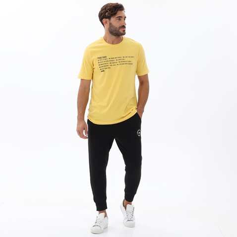 BODYTALK-Ανδρικό παντελόνι φόρμας jogger BODYTALK 1222-951500 μαύρο