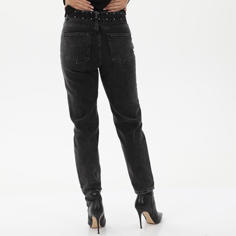 ATTRATTIVO-Γυναικείο mom's fit jean παντελόνι ATTRATTIVO 9912316 μαύρο