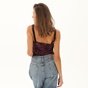 'ALE-Γυναικείο cropped top 'ALE 82441365 μοβ