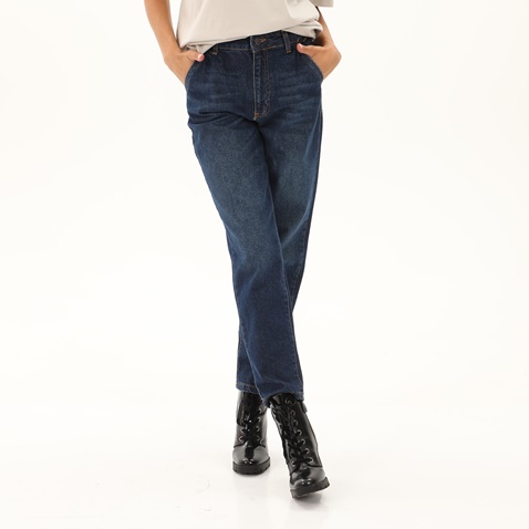 ATTRATTIVO-Γυναικείο mom fit jean παντελόνι ATTRATTIVO 9915449 μπλε