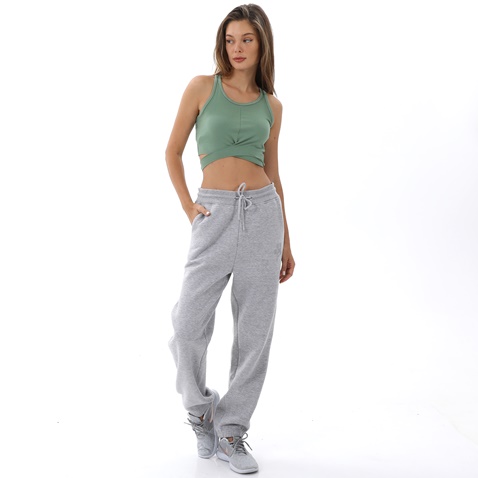 BODYTALK-Γυναικείο αθλητικό cropped top BODYTALK 1212-902020 πράσινο