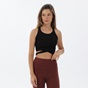 BODYTALK-Γυναικείο αθλητικό cropped top BODYTALK 1212-902020 μαύρο