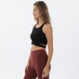 BODYTALK-Γυναικείο αθλητικό cropped top BODYTALK 1212-902020 μαύρο