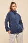 BLUE HUNTER-Unisex fleece ζακέτα BLUE HUNTER 23113380108 FLEECE EVEREST μπλε