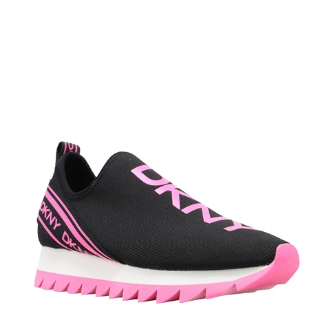 DKNY-Γυναικεία sneakers DKNY K3165129 ABBI SNEAKER LOW μαύρα φούξια