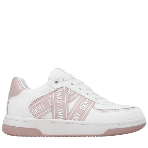 DKNY JEANS-Γυναικεία sneakers DKNY K4205683 OLICIA λευκά ροζ