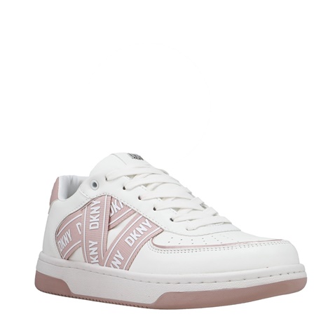 DKNY JEANS-Γυναικεία sneakers DKNY K4205683 OLICIA λευκά ροζ