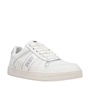 DKNY JEANS-Γυναικεία sneakers DKNY K4215349 ODLIN λευκά ασημί