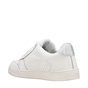 DKNY JEANS-Γυναικεία sneakers DKNY K4215349 ODLIN λευκά ασημί