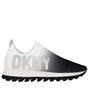 DKNY JEANS-Γυναικεία slip on sneakers DKNY K4273491 AZER λευκά μαύρα