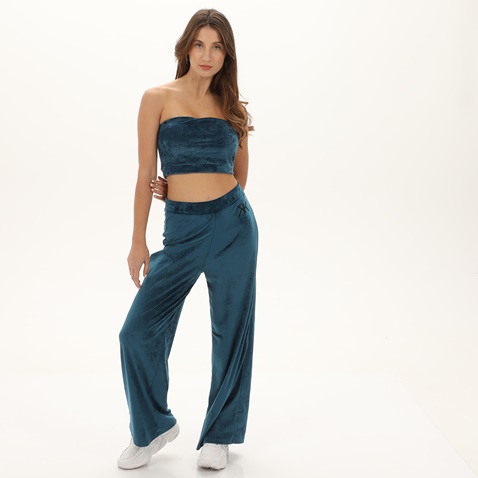 KENDALL+KYLIE-Γυναικείο top KENDALL+KYLIE KKW351653 Velvet Strap μπλε