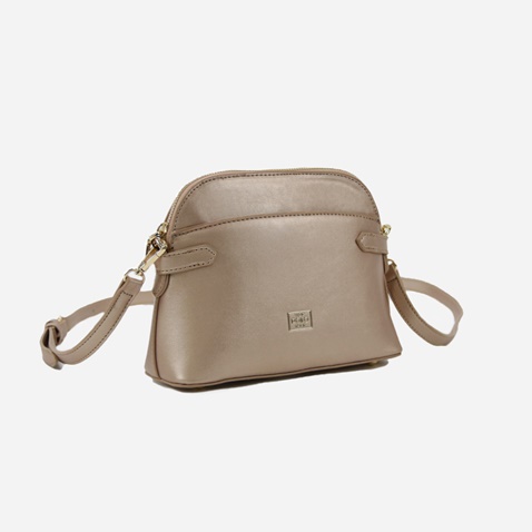 VQF POLO LINE-Γυναικείο τσαντάκι χιαστί VQF POLO LINE 2122 HANDBAG ροζ χρυσό