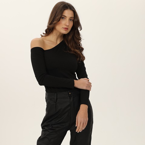 KENDALL+KYLIE-Γυναικείο cut out κορμάκι KENDALL+KYLIE KKW.2W1.014.001 μαύρο