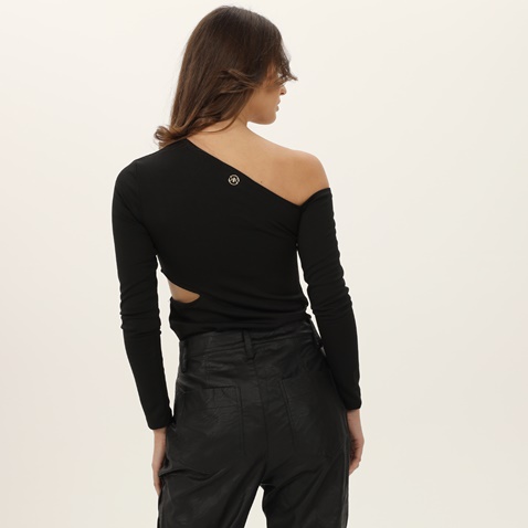 KENDALL+KYLIE-Γυναικείο cut out κορμάκι KENDALL+KYLIE KKW.2W1.014.001 μαύρο