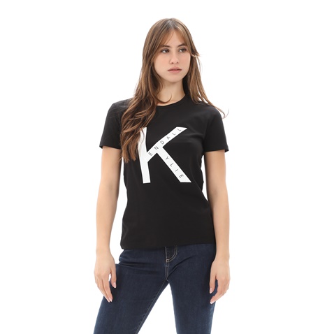 KENDALL+KYLIE-Γυναικείο t-shirt KENDALL+KYLIE KKW.2W1.016.006 BASIC μαύρο