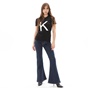 KENDALL+KYLIE-Γυναικείο t-shirt KENDALL+KYLIE KKW.2W1.016.006 BASIC μαύρο