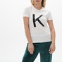 KENDALL+KYLIE-Γυναικείο t-shirt KENDALL+KYLIE KKW.2W1.016.006 λευκό