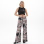 KENDALL+KYLIE-Γυναικείο cropped top KENDALL+KYLIE KKW.2W0.016.001 ZIPPER μαύρο