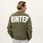 BLUE HUNTER-Unisex φούτερ μπλούζα BLUE HUNTER 24113110707 U HUGE χακί