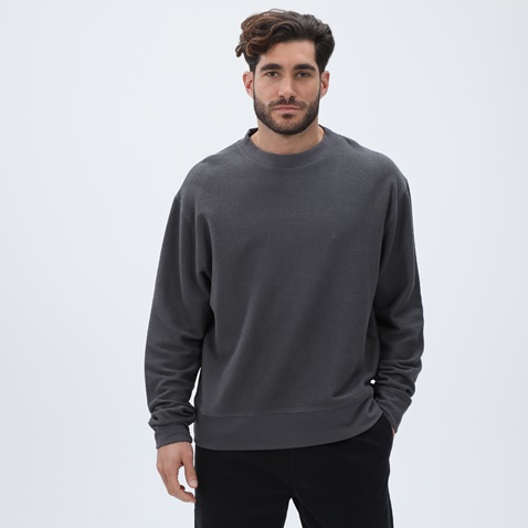 DIRTY LAUNDRY-Ανδρική φούτερ μπλούζα DIRTY LAUNDRY DLMC15W22 Oversized γκρι