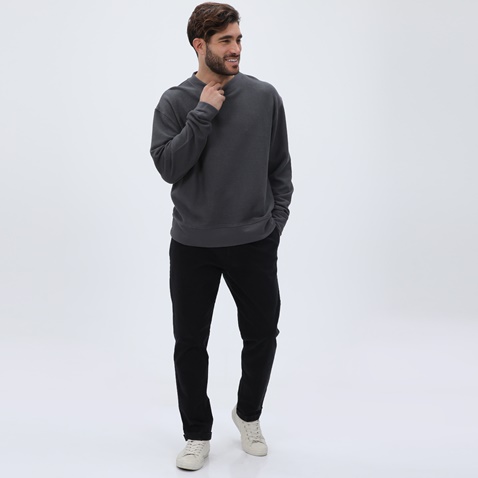 DIRTY LAUNDRY-Ανδρική φούτερ μπλούζα DIRTY LAUNDRY DLMC15W22 Oversized γκρι