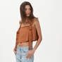 ATTRATTIVO-Γυναικείο cropped top ATTRATTIVO 92290379 καφέ