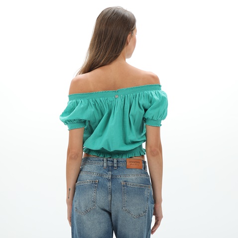 ATTRATTIVO-Γυναικείο cropped top ATTRATTIVO 9911177E πράσινο